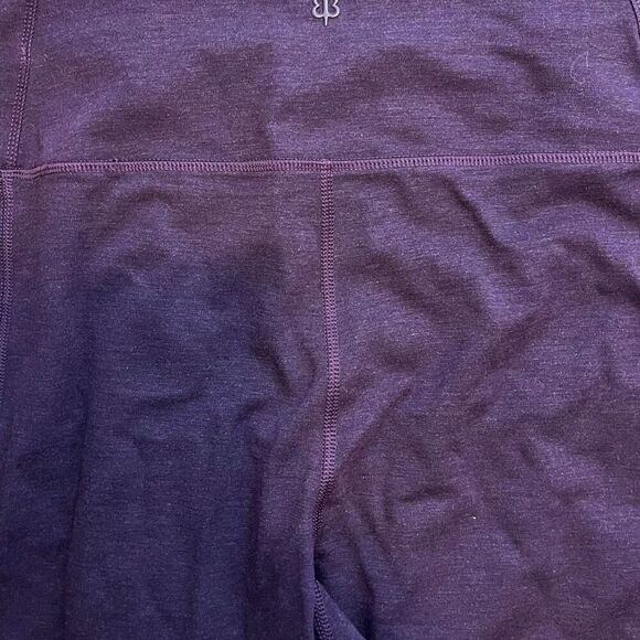 Betabrand Women’s XL Long Purple Ankle Leggings Stretch Athletic Leisure - Picture 6 of 9